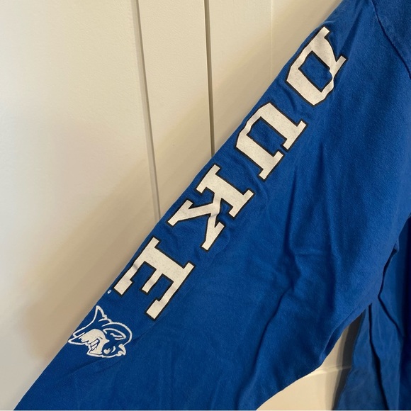 Vintage Duke Blue Devils 90s Y2K Long Sleeve T-shirt University Collegiate - Picture 4 of 7